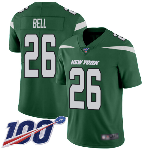 New York Jets Limited Green Men LeVeon Bell Home Jersey NFL Football #26 100th Season Vapor Untouchable->new york jets->NFL Jersey